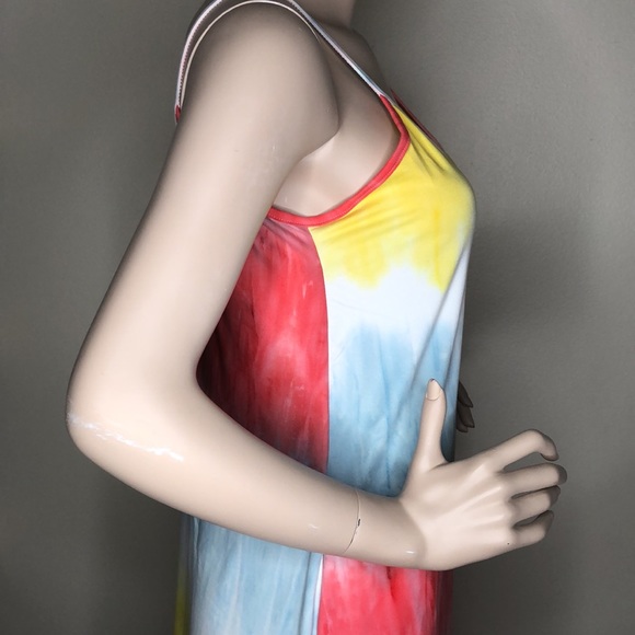Rainbow Stripe midi Dress - Picture 12 of 14